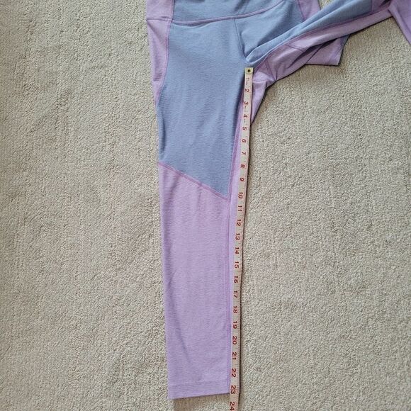 3/$15 Outdoor Voices Color Block Leggings Lavender and Light Blue Size Small - Picture 5 of 5